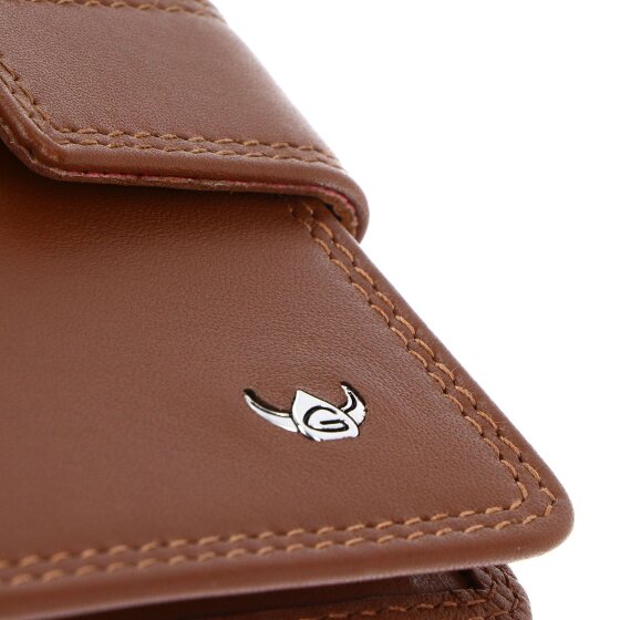 Golden Head Polo Porte-monnaie Protection RFID Cuir véritable 10 cm
