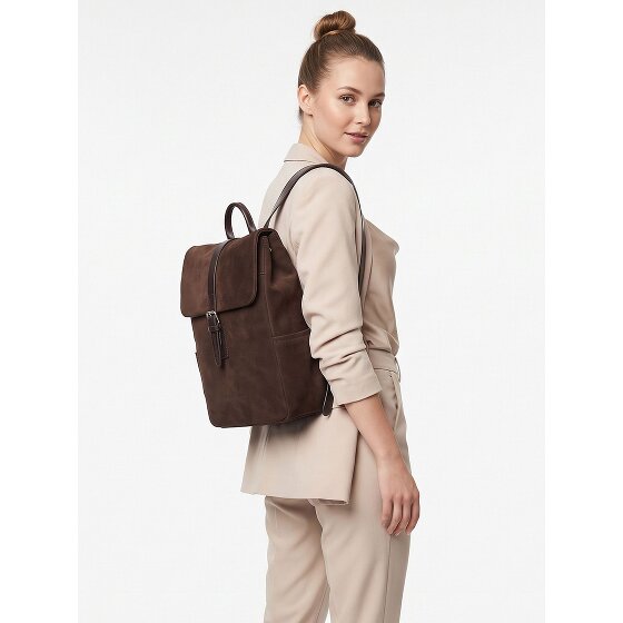 Castelijn & Beerens Veneto Daypack Protection RFID Cuir véritable 40 cm Compartiment ordinateur