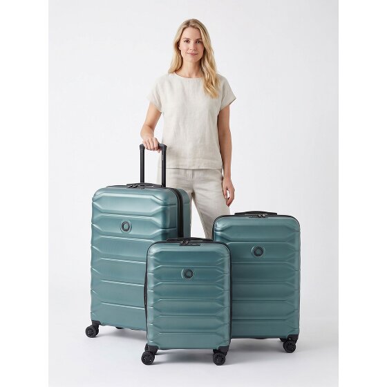 Delsey Paris Meteor 4 roues Set de valises 3 pièces avec soufflet d'extension