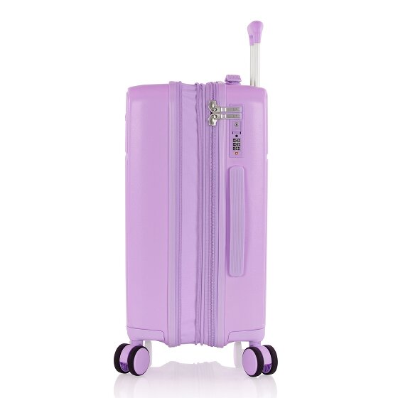 Heys Pastel 4 roulettes Trolley de cabine S 53 cm avec soufflet d'extension