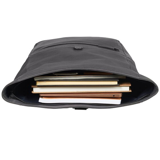 Leonhard Heyden Den Haag Sac à dos en cuir 40 cm pour ordinateur portable