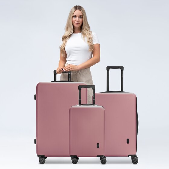 Redolz Essentials 09 3-SET 4 roulettes Set de valises 3 pièces