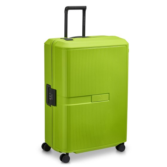 Delsey Paris x United Colors of Benetton Color Block Hardside 4-roll Trolley 76 cm