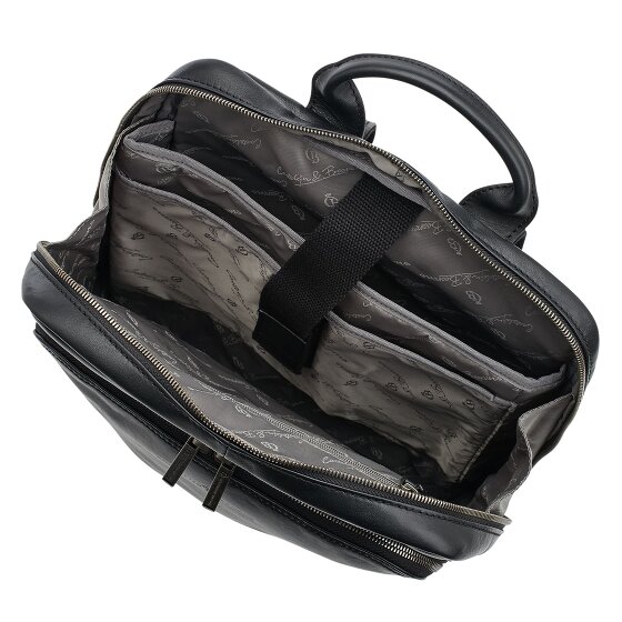 Castelijn & Beerens Firenze Sac à dos RFID Cuir 41 cm Compartiment pour ordinateur portable