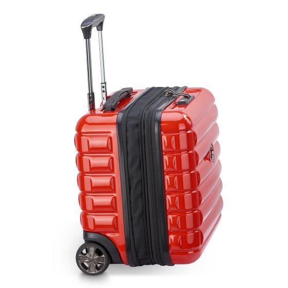 Delsey Paris Shadow 5.0 trolley business à 4 roulettes 38 cm compartiment pour ordinateur portable avec soufflet d'extension