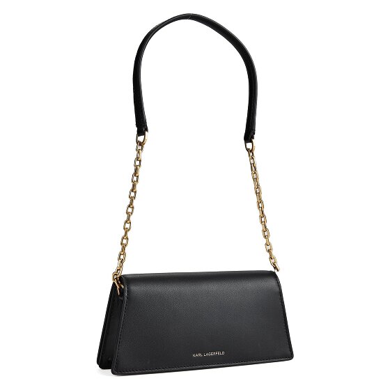 Karl Lagerfeld Autograph Sac à bandoulière Cuir véritable 20.5 cm