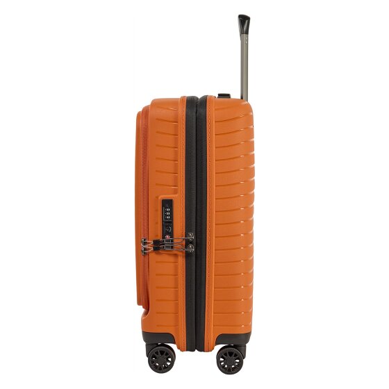 Stratic Novium 4 roulettes Trolley de cabine S 55 cm Compartiment pour ordinateur portable avec soufflet d'extension