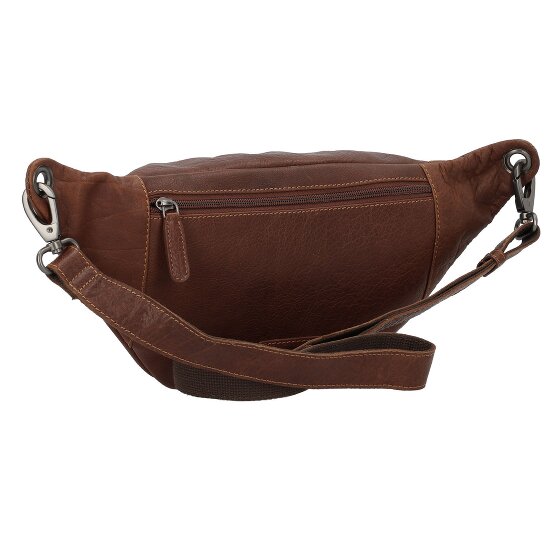 Jack Kinsky Porto Sac banane Cuir véritable 30 cm