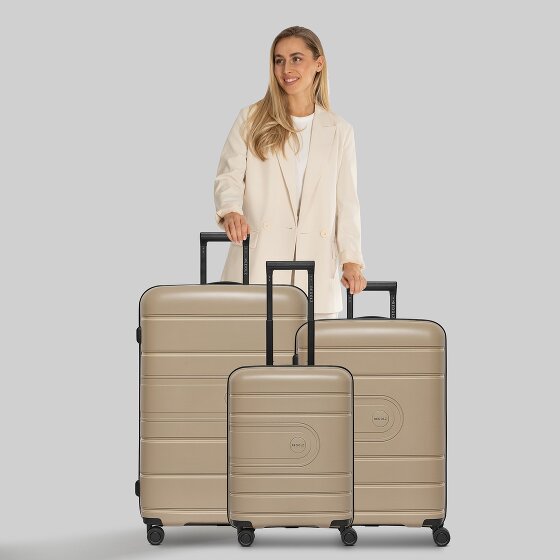 Redolz Essentials 11 4 roulettes Set de valises 3 pièces avec soufflet d'extension