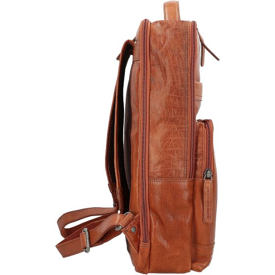 Spikes & Sparrow Bronco Sac à dos en cuir 40 cm pour ordinateur portable