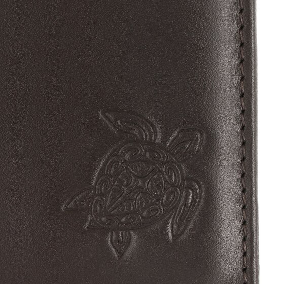 oxmox Leather Porte-monnaie Protection RFID Cuir véritable 10 cm
