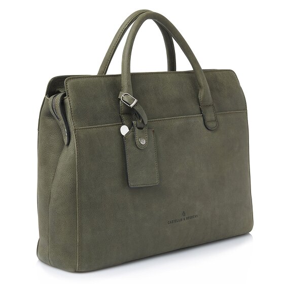 Castelijn & Beerens Carisma Sac de shopper Protection RFID Cuir véritable 41 cm Compartiment ordinateur