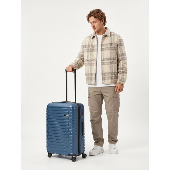 Pactastic Collection 04 THE MEDIUM + 4 roues Valise cabine M 66 cm '"avec soufflet d''extension"'