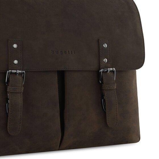 bugatti Luca Porte-documents Messenger Cuir 39 cm Compartiment pour ordinateur portable