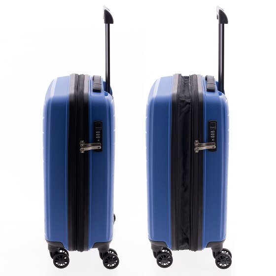 Gladiator 1700 4 roulettes Trolley de cabine 55 cm avec soufflet d'extension