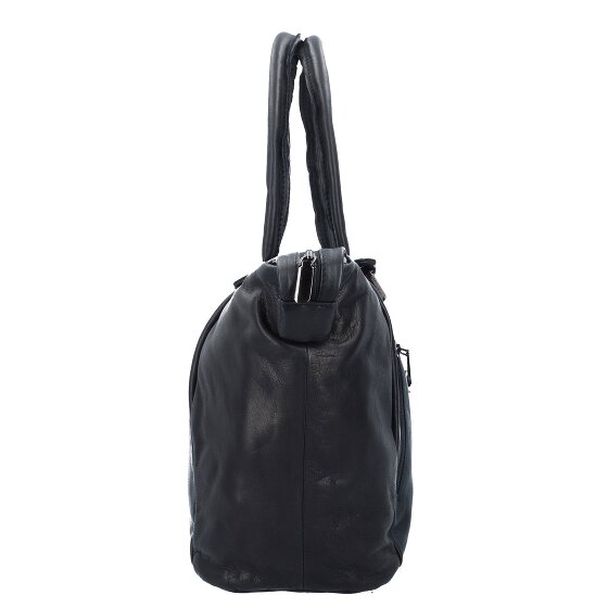 Greenland Nature Black Nappa Shopper Sac en cuir 33 cm