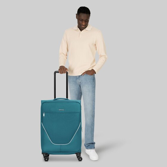 Stratic taska 4 roues trolley M 65 cm avec soufflet d'extension