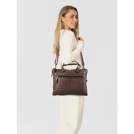 Harbour 2nd Urban Poets Vega Sacoche ordinateur Cuir véritable 38 cm