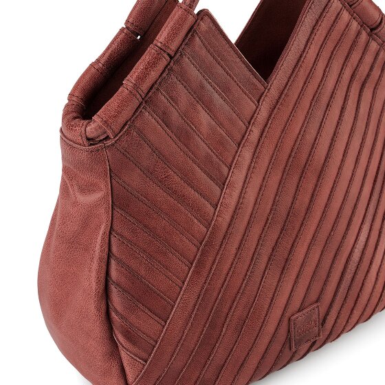 FredsBruder Criss-Cross Sac de shopper Cuir véritable 30 cm
