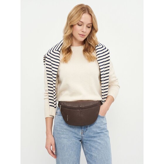 Mandarina Duck Mellow Leather Sac banane Cuir véritable 30 cm