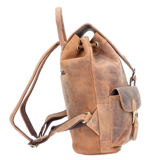 Greenburry Sac à dos Vintage en cuir 40 cm