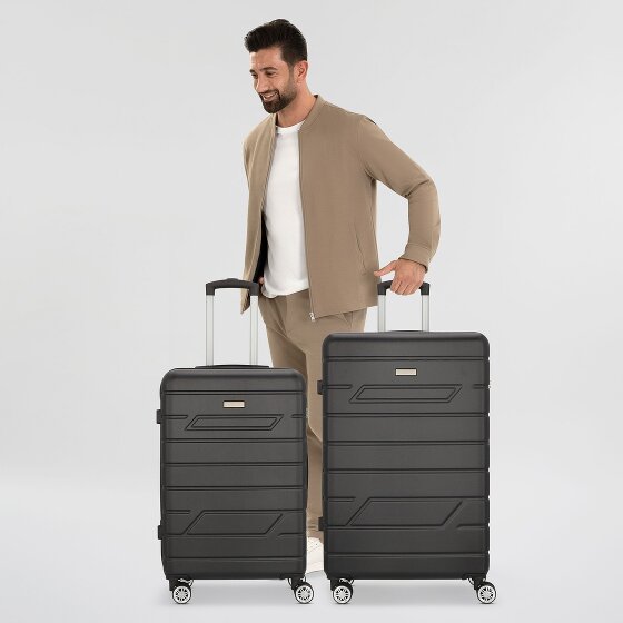 Nowi Bergamo 4 roues Set de valises 2 pièces