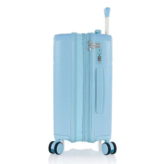 Heys Pastel 4 roulettes Trolley de cabine S 53 cm avec soufflet d'extension