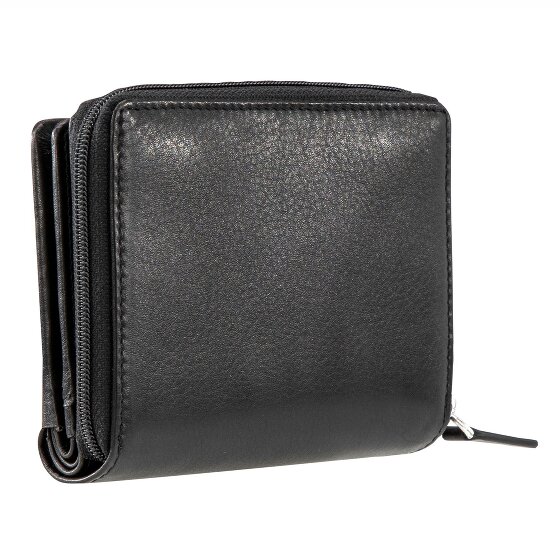 Maître Henau Diethilde Porte-monnaie Protection RFID Cuir véritable 12.5 cm