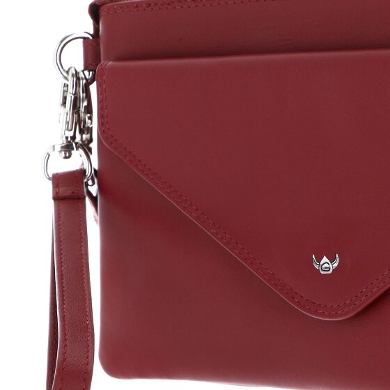 Golden Head Polo Portefeuille d'embrayage Protection RFID Cuir véritable 22 cm