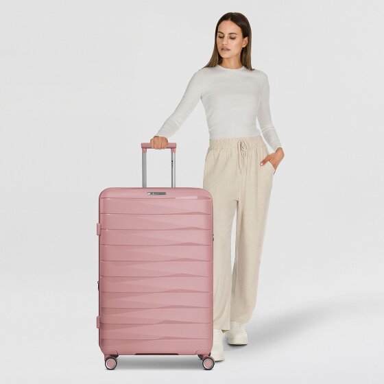 Franky London 4 roulettes Trolley L 74 cm avec soufflet d'extension