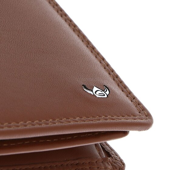 Golden Head Polo Porte-monnaie Protection RFID Cuir véritable 12 cm