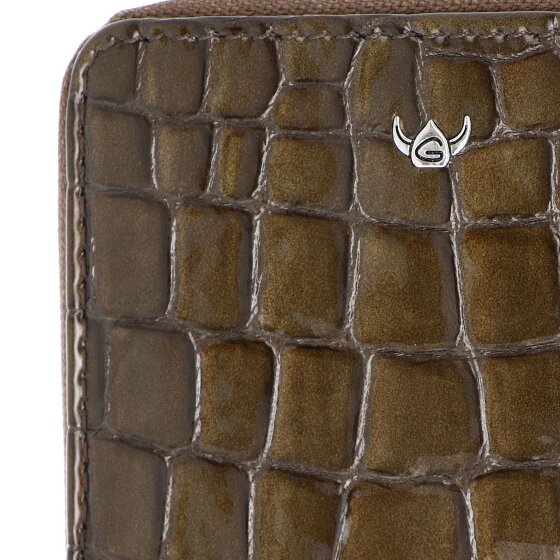 Golden Head Cayenne Porte-monnaie Protection RFID Cuir véritable 10 cm