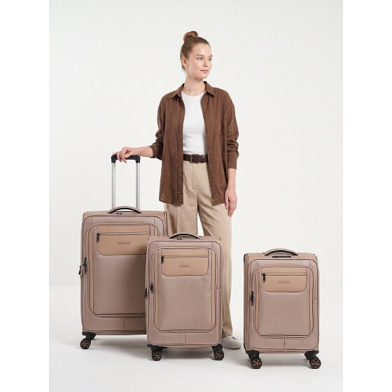 Worldpack Oxford 4 roues Set de valises 3 pièces '"avec soufflet d''extension"'