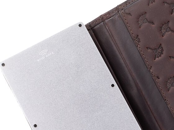 Joop! cerratano Porte-monnaie Protection RFID Cuir véritable 10.5 cm