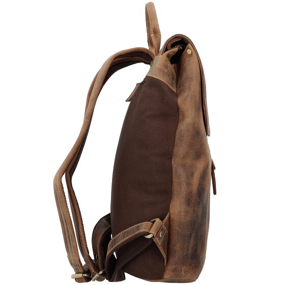 Greenburry Vintage Daypack Cuir 40 cm Compartiment pour ordinateur portable