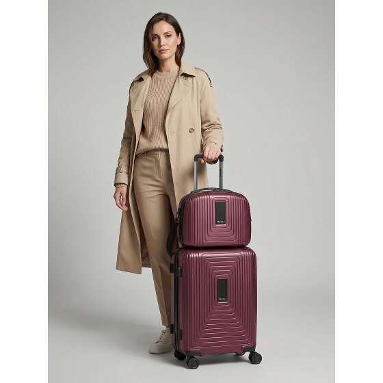 Redolz Essentials 14 Set de valises 2 pcs. trolley cabine avec soufflet extensible & Beautycase