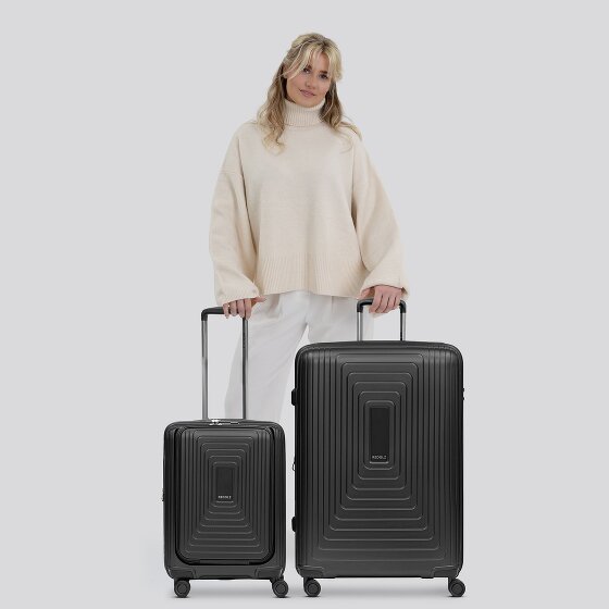Redolz Essentials 14 Set de valises à 4 roulettes 2 pcs. compartiment pour ordinateur portable avec soufflet d'extension