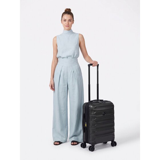 Delsey Paris Meteor 4 roues Valise cabine 55 cm avec soufflet d'extension