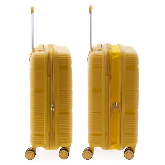 Gladiator 0800 4 roulettes Trolley de cabine 55 cm avec soufflet d'extension