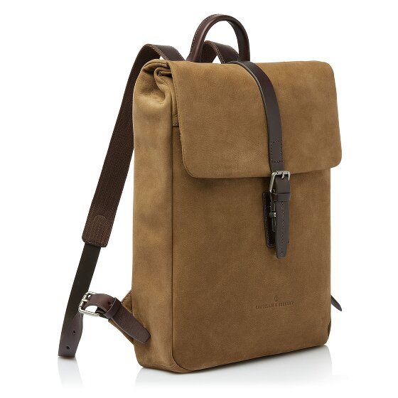 Castelijn & Beerens Veneto Sac à dos professionnel Protection RFID Cuir 39 cm Compartiment pour ordinateur portable