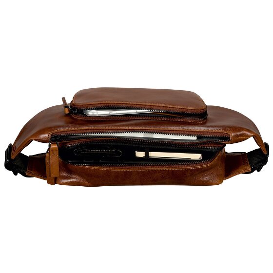 Leonhard Heyden Porto Sac banane Cuir 28 cm