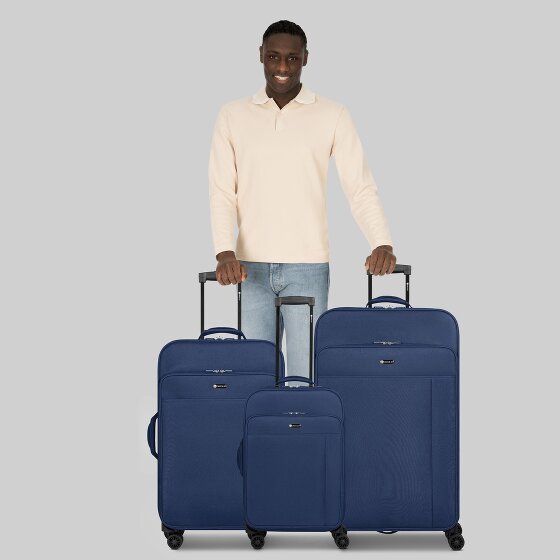 Check.In Sevilla 2.0 4 roulettes Set de valises 3 pièces