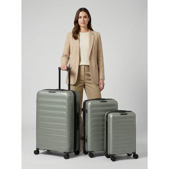 d&n Toronto 4 roues Set de valises 3 pièces avec soufflet d'extension