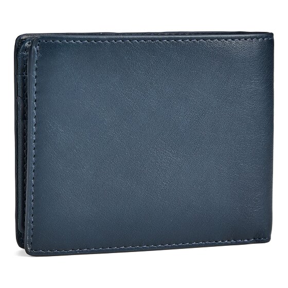 Piquadro Victor Porte-monnaie Protection RFID Cuir véritable 11 cm
