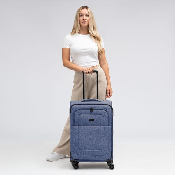 Redolz Essentials 12 MEDIUM trolley 4 roues 67 cm avec soufflet d'extension