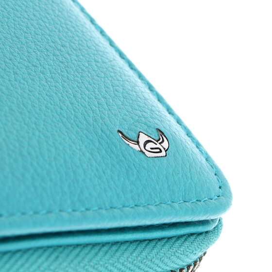Golden Head Madrid Porte-monnaie Protection RFID Cuir véritable 11.5 cm