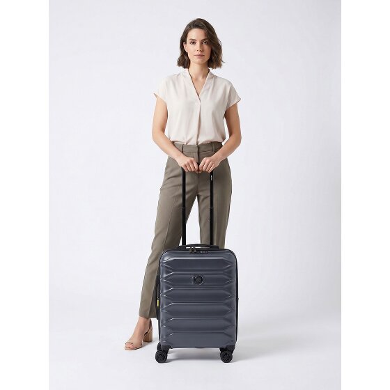 Delsey Paris Meteor 4 roues Valise cabine 55 cm avec soufflet d'extension