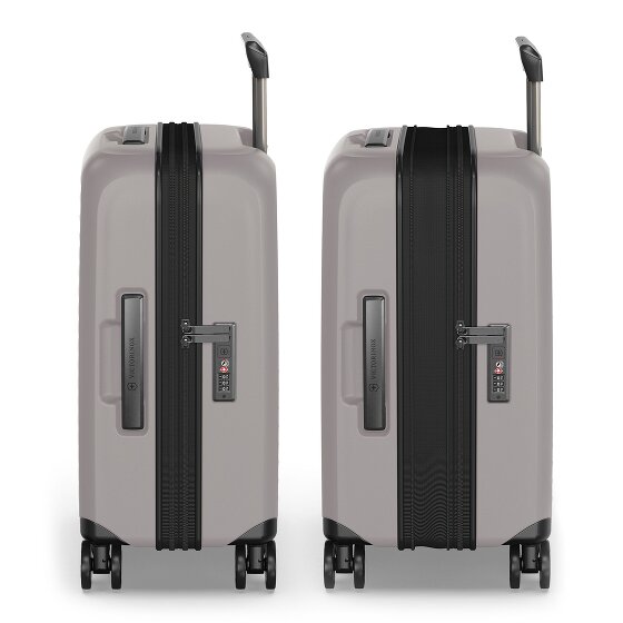 Victorinox Airox Advanced 4 roulettes Trolley de cabine S 55 cm Compartiment pour ordinateur portable avec soufflet d'extension