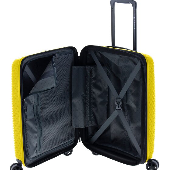 Gladiator 2800 4 roulettes Trolley de cabine 55 cm avec soufflet d'extension