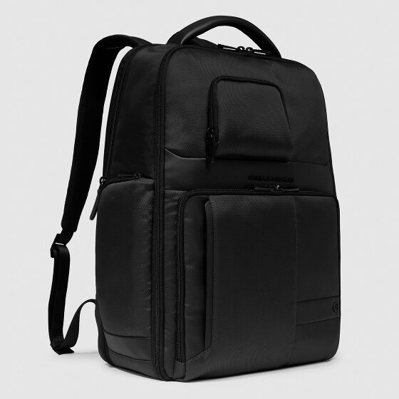 Piquadro W129 Sac à dos de voyage 46 cm avec compartiment pour ordinateur portable et soufflet d'extension